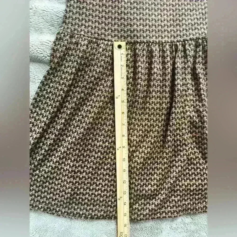 52seven Hacci Drop Waist Mock Neck Dress Sz M Brown multicolor - Picture 9 of 14